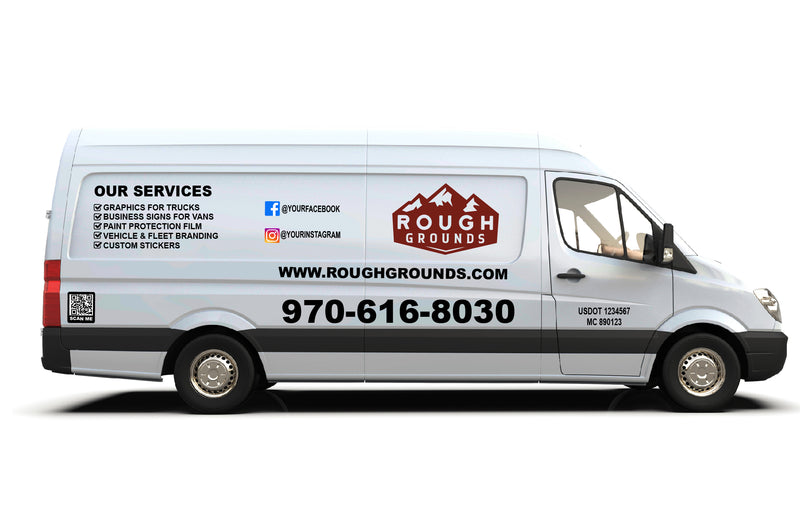 Mercedes Sprinter Full Decal Kit – Business Signs & Reflective Tape