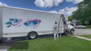 Custom business wrap graphics for 24' Box Truck (3-Sided Wraps)