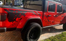 Side back splash graphics decals compatible with Jeep Gladiator JT
