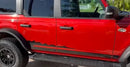 Side wildtrak style graphics decals compatible with Ford Bronco