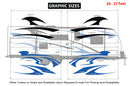 Replacement graphics decals for RVs Travel Trailer (kit RG15002)