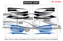 Replacement graphics decals for RVs Travel Trailer (kit RG15003)