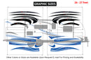 Replacement graphics decals for RVs Travel Trailer (kit RG15007)