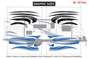 Replacement graphics decals for RVs Travel Trailer (kit RG15007)