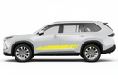 Mountain stripes lower graphics decals compatible with Toyota Highlander