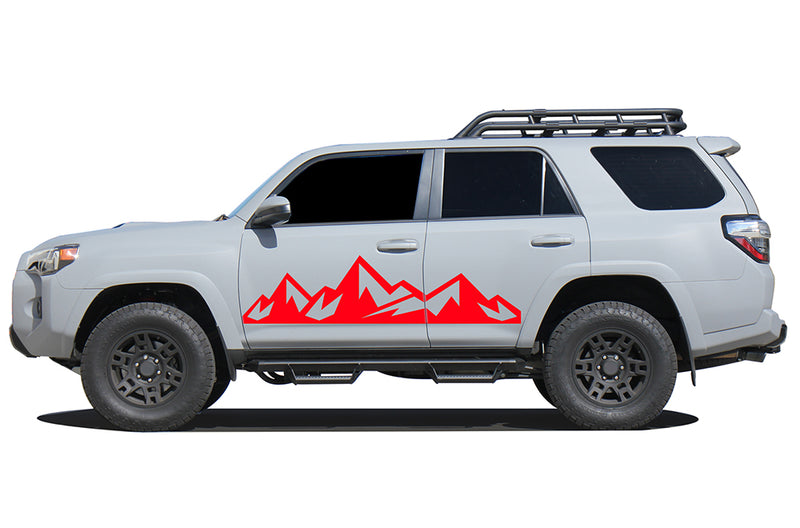 Adventure mountains side graphics decals compatible with Toyota 4Runner