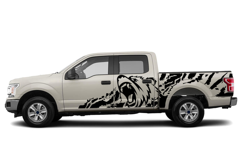 Bear splash side graphics decals for Ford F150 2015-2020