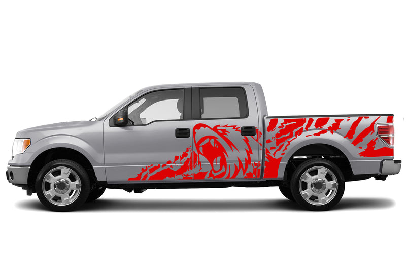 Bear splash side graphics decals for Ford F150 2009-2014