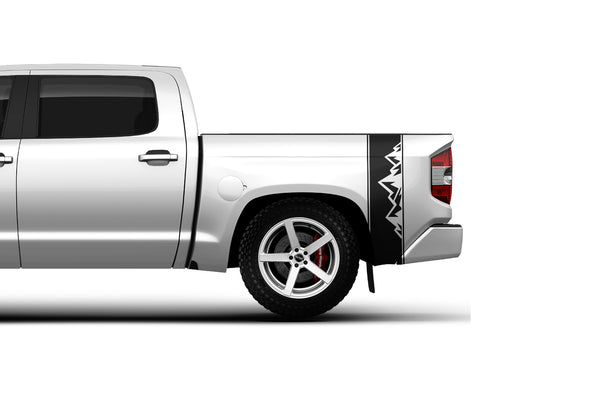 Bed side mountains stripes decals graphics compatible with Toyota Tundra 2007-2021