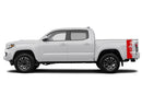 Bed side mountains stripes graphics decals for Toyota Tacoma