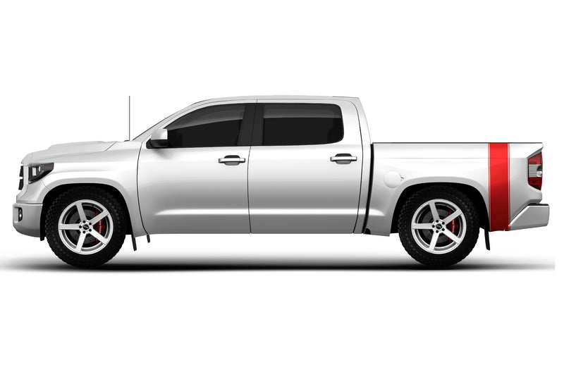 Bed side stripes decals graphics compatible with Toyota Tundra 2007-2021