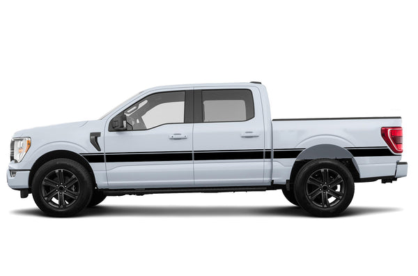 Belt center side stripes graphics decals for Ford F150