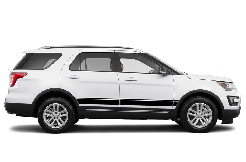 Belt line side stripes graphics decals for Ford Explorer 2011-2019