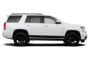 Belt line side stripes graphics decals for Chevrolet Tahoe 2015-2020