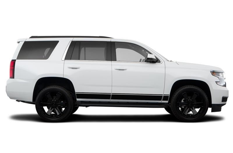 Belt line side stripes graphics decals for Chevrolet Tahoe 2015-2020