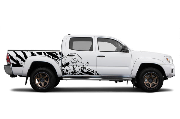 Bull splash side graphics decals for Toyota Tacoma 2005-2015