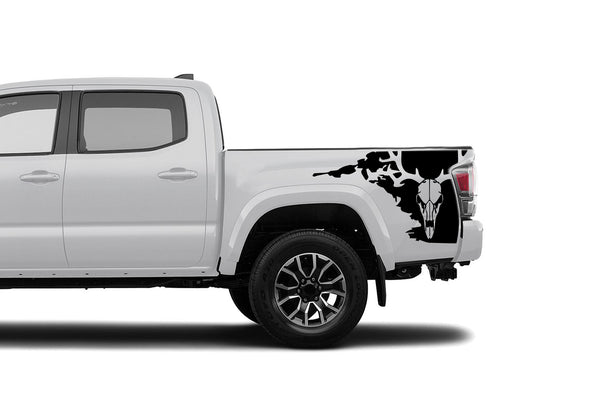 Deer skull side bed graphics decals for Toyota Tacoma