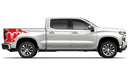 Deer skull side bed graphics decals for Chevrolet Silverado