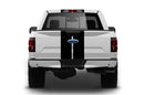 Dual rally racing stripes graphics decals for Ford F150 2015-2020