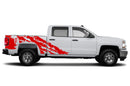 Eagle shredded graphics decals for Chevrolet Silverado 2014-2018