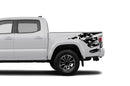 Flag side bed graphics decals for Toyota Tacoma