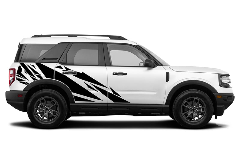 Geometric pattern decals graphics compatible with Ford Bronco Sport