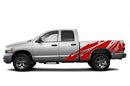 Geometric pattern side graphics decals for Dodge Ram 2002-2008