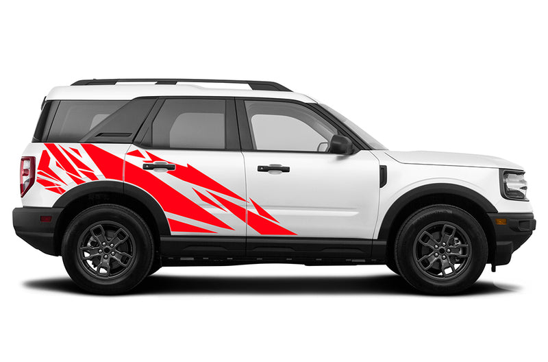 Geometric pattern decals graphics compatible with Ford Bronco Sport