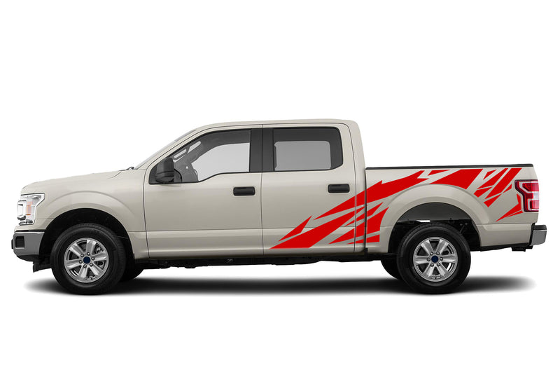 Geometric pattern graphics decals for Ford F150 2015-2020