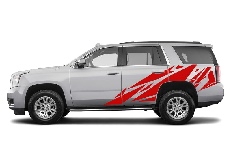 Geometric pattern side graphics decals for GMC Yukon 2015-2020