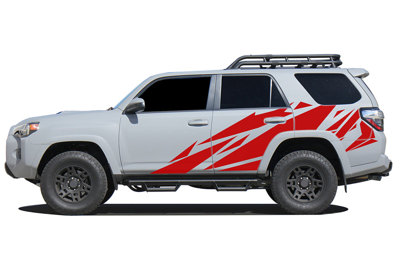 Geometric pattern side graphics decals compatible with Toyota 4Runner