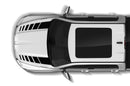 Hash stripes hood graphics decals for Dodge Ram