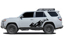 High mountain side graphics decals compatible with Toyota 4Runner