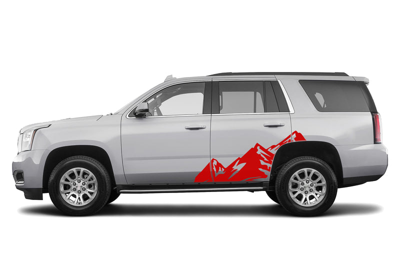 High mountain side graphics decals for GMC Yukon 2015-2020