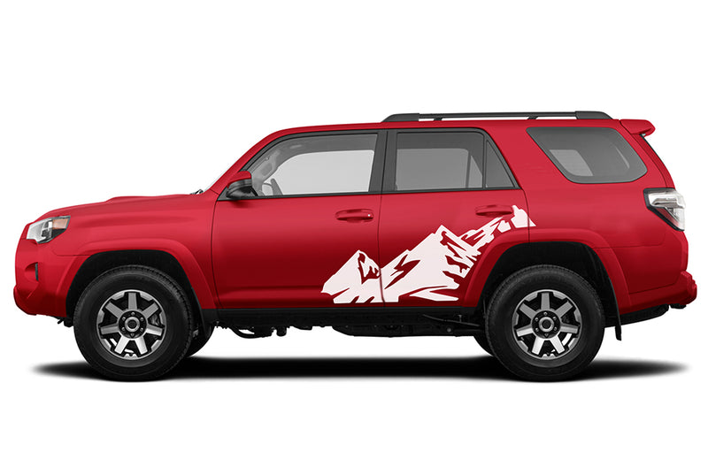 High mountain side graphics decals compatible with Toyota 4Runner