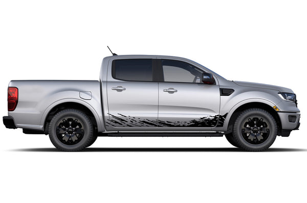 Lower mud splash side graphics decals for Ford Ranger