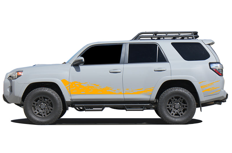 Lower mud splash graphics decals compatible with Toyota 4Runner