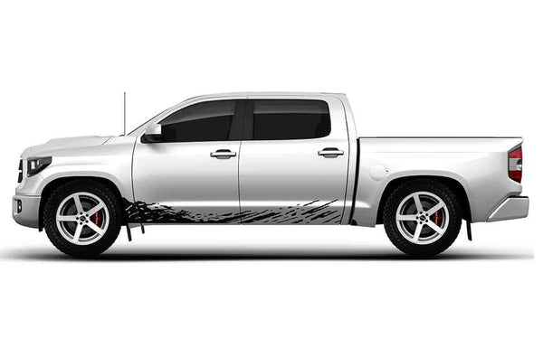 Lower mud splash side bed graphics decals for Toyota Tundra