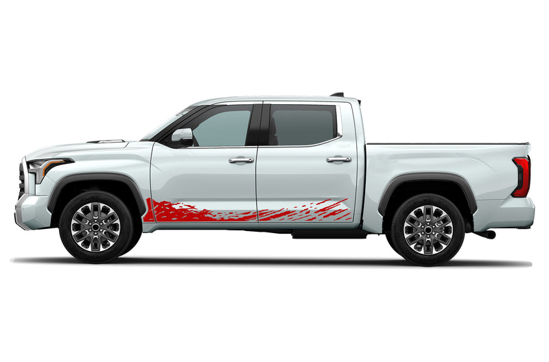 Lower mud splash side graphics decals for Toyota Tundra