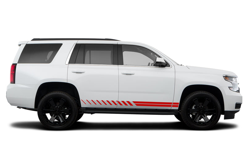 Lower panel stripes graphics decals for Chevrolet Tahoe 2015-2020