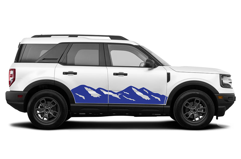 Mountains side decals graphics compatible with Ford Bronco Sport