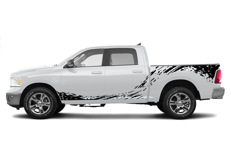 Mud splash side graphics decals for Dodge Ram 2009-2018