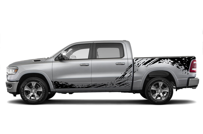 Mud splash side graphics decals for Dodge Ram