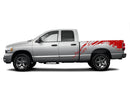 Mud splash side bed graphics decals for Dodge Ram 2002-2008