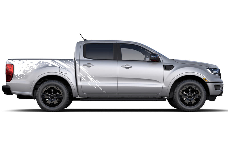 Mud splash side bed graphics decals for Ford Ranger