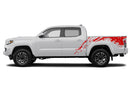 Mud splash side graphics decals for Toyota Tacoma