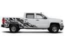 Nightmare shredded graphics decals for Chevrolet Silverado 2014-2018