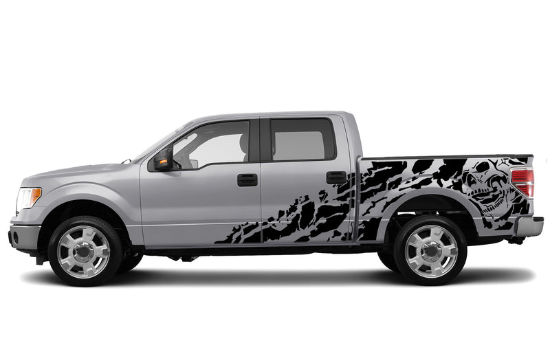 Nightmare shredded side graphics decals for Ford F150 2009-2014