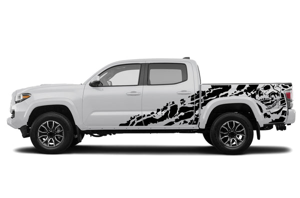 Nightmare shredded side graphics compatible decals for Toyota Tacoma