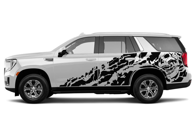 Nightmare side graphics decals for GMC Yukon